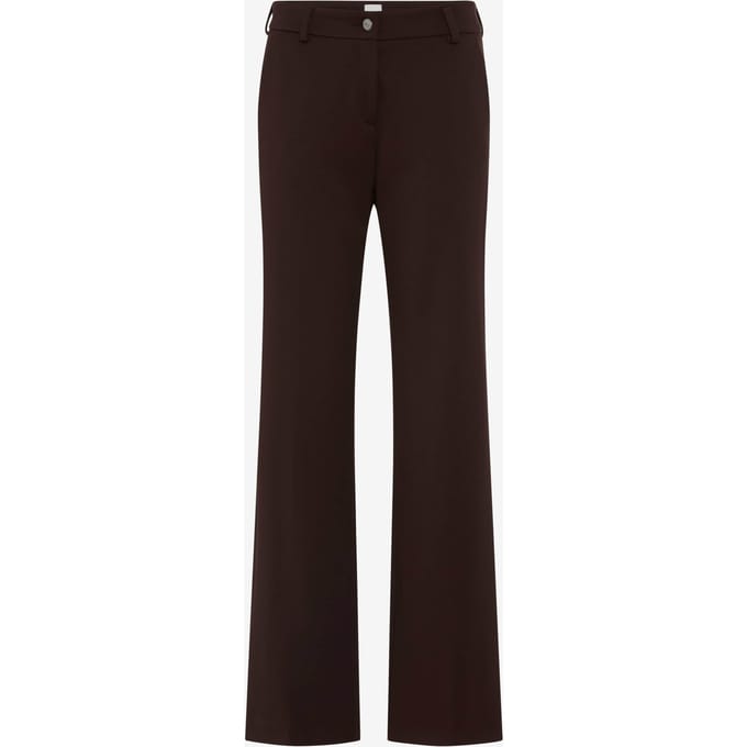Brax Dames Chino  Style MAINE BRUNETTE, donkerbruin, maat 34