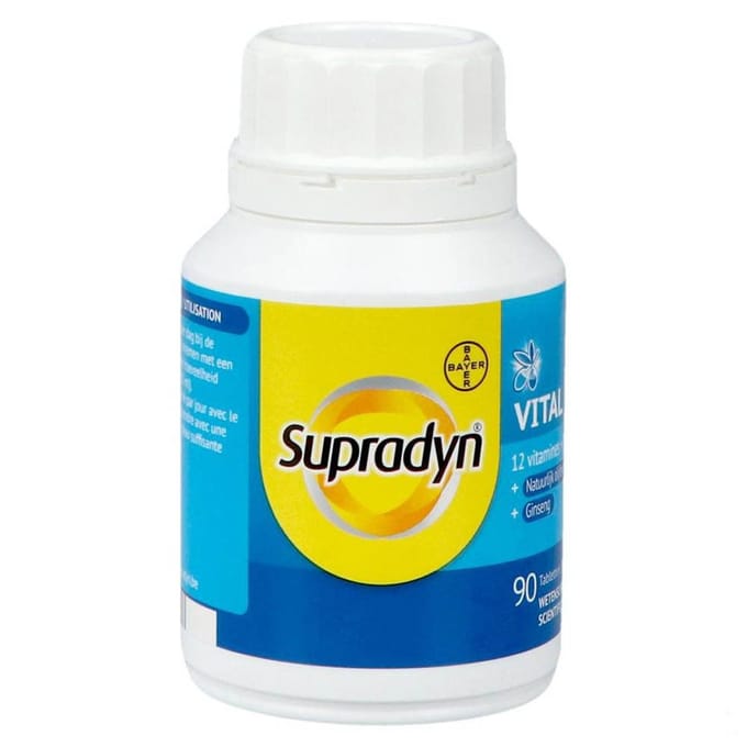 Supradyn Vital 50+ Multivitamine Vitaliteit Met Ginseng 90 Tabletten