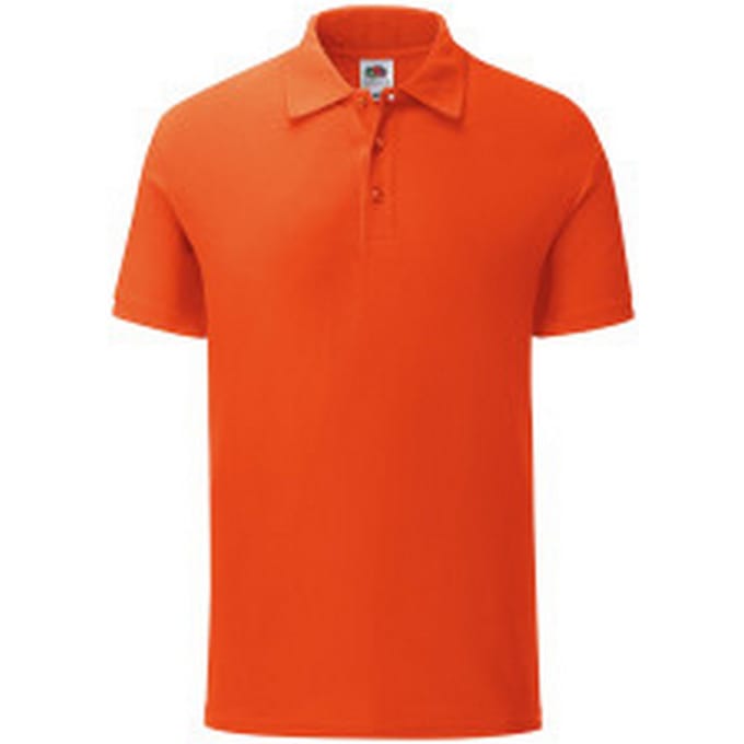Fruit of the Loom Heren Iconisch Poloshirt (Vlammen)