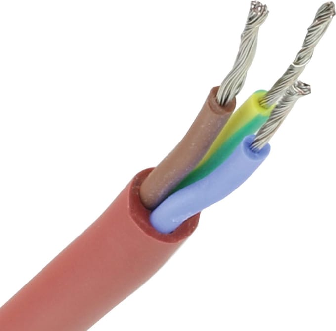 Siliconenkabel SiHF 3x1.5mm² per haspel 500 meter