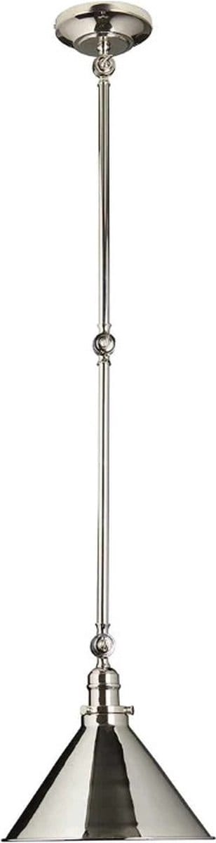 Elstead Lighting LED Hanglamp Provence | 1X E27 Max 60W | Dimbaar | Polished Nickel