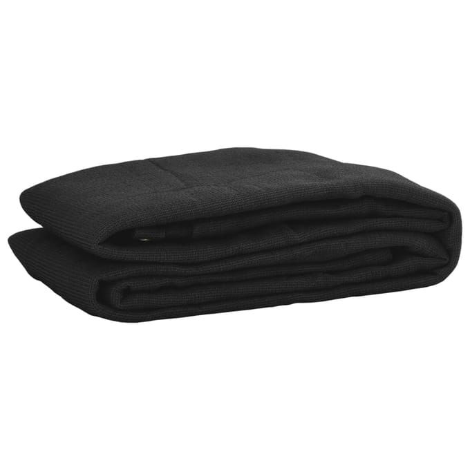 vidaXL - Containernet - 3,5x8 - m - HDPE - zwart