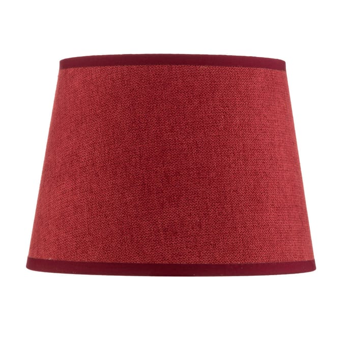 Duolla Lampenkap Classic S, geweven, rood