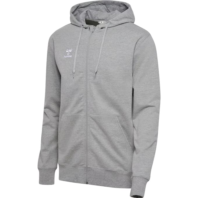 Hummel Heren Zip Hoodie met Logo en Rits