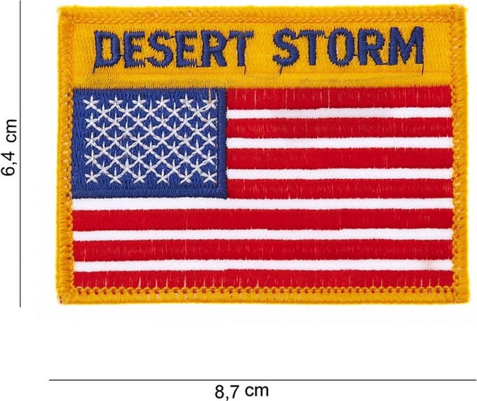 Embleem stof vlag USA desert storm