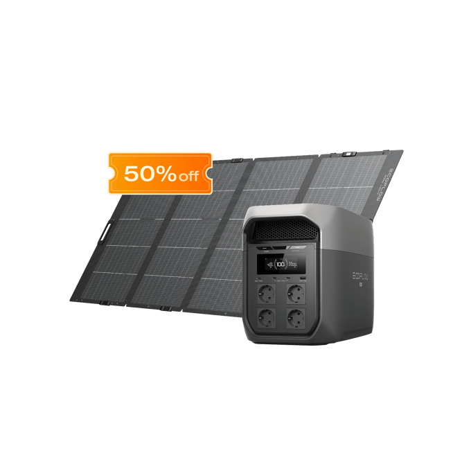 EcoFlow DELTA 3 Max Series Solar Generator (PV400W)
