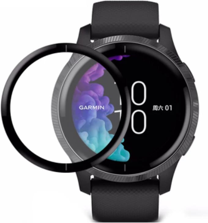 Strap-it Full Cover Screenprotector – Geschikt voor Garmin Venu