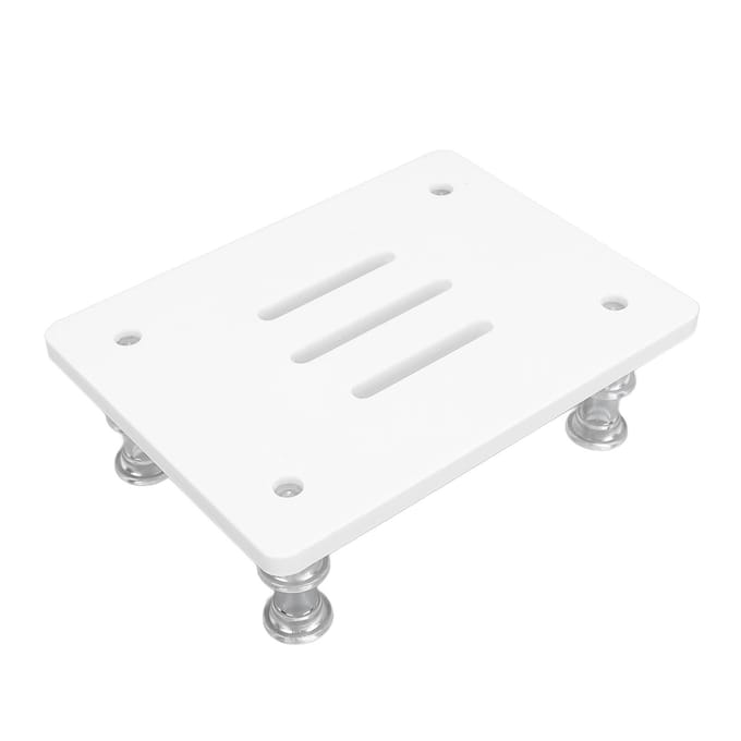 Aanpasbare Hoogte Aquarium Waterpomp Rek Anti-Vibratie Waterpomp Verhoger voor Aquarium Dompelpomp white