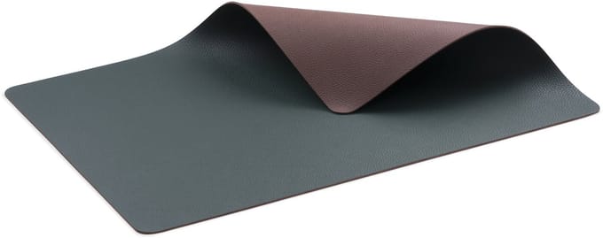 BITZ Placemat 46 x 33 cm 4 st. Dennengroen/Donkerbruin