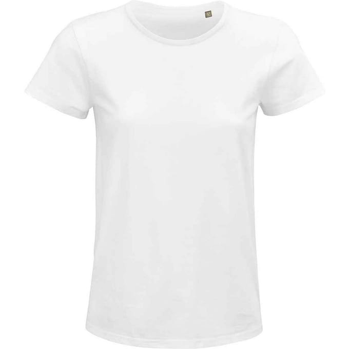 SOLS Dames/dames Crusader Organisch T-shirt (Wit)