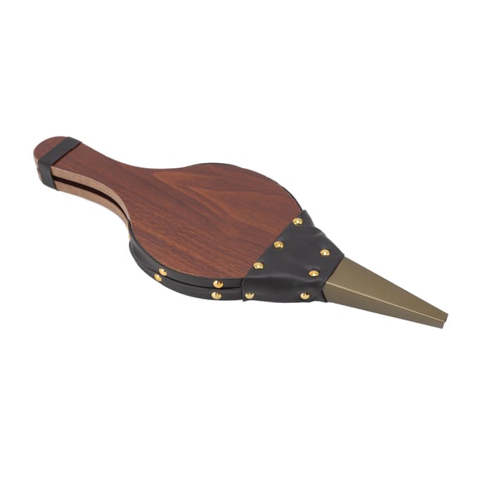 Houten Blaasbalg 15.0 X 5in Openhaard Blaasbalg Handmatige Luchtblazer Openhaardgereedschap met Ophangriem voor black