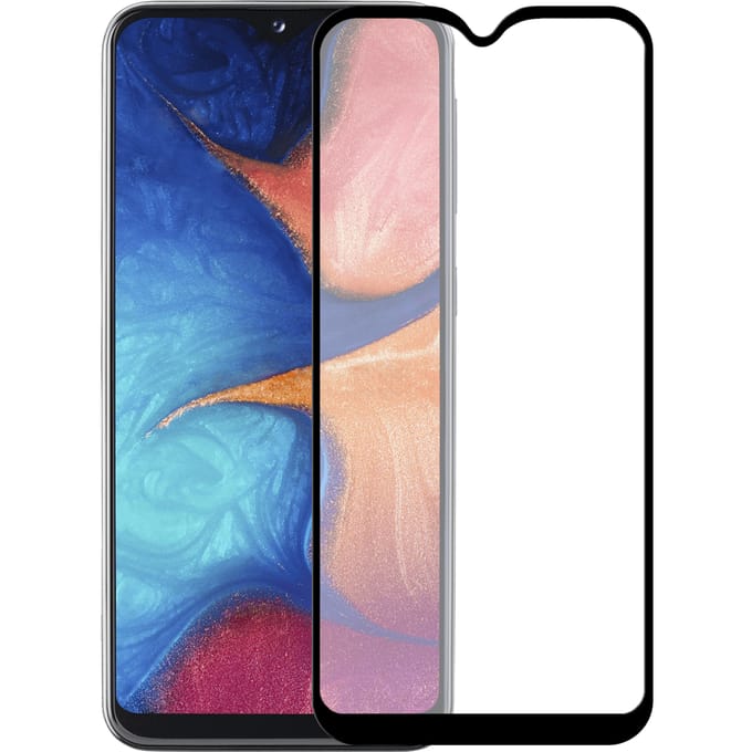 Samsung Galaxy A20e screenprotector gehard glas Edge to Edge
