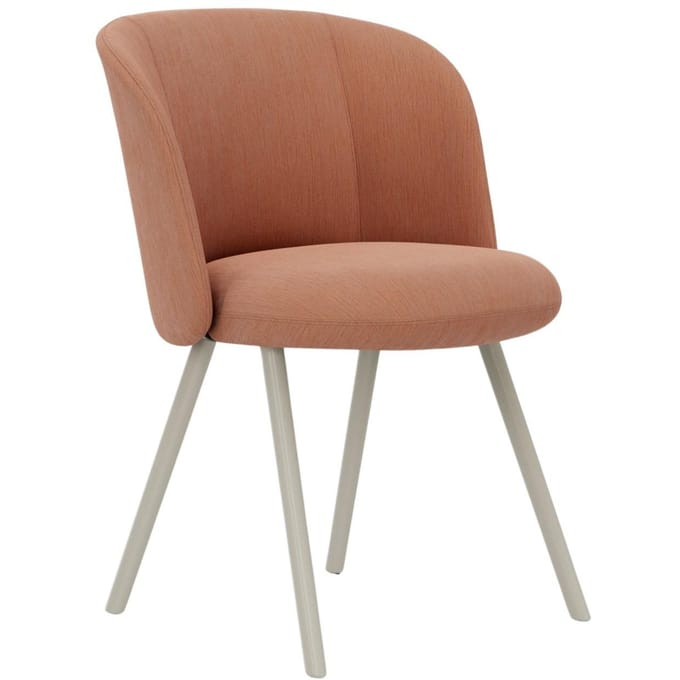 Vitra Mikado stoel aluminium frame - Iroko 2 salm