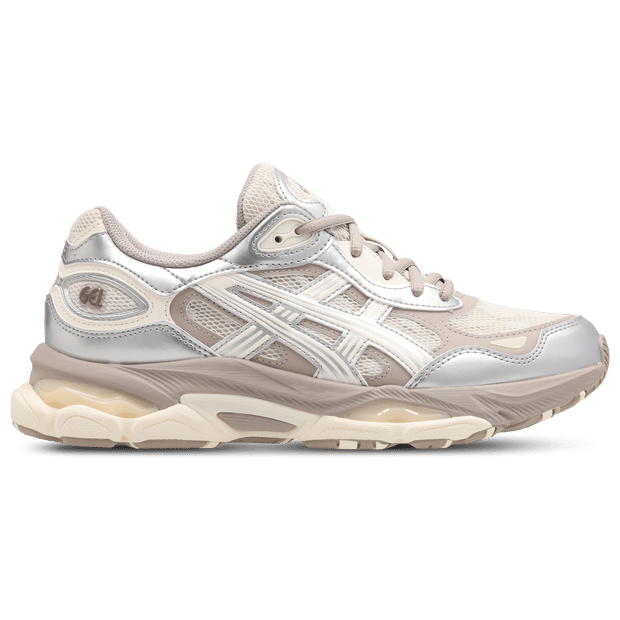 Asics GEL-NYC Sneakers Dames - Zilver - Maat 39.5 - Mesh/Synthetisch