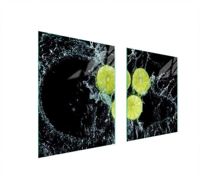 TMK ArtDeko - Snijplank - Gehard Glas - 85x52cm - Antibacterieel