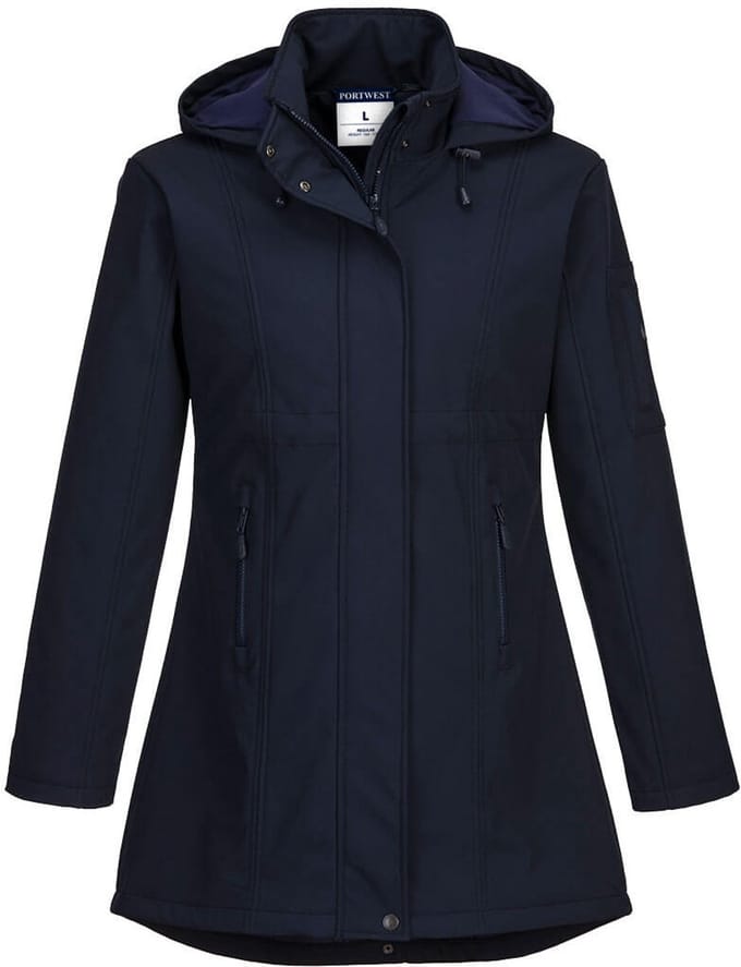 Portwest Carla Softshell Jack voor dames (3L) TK42 - Marine - S