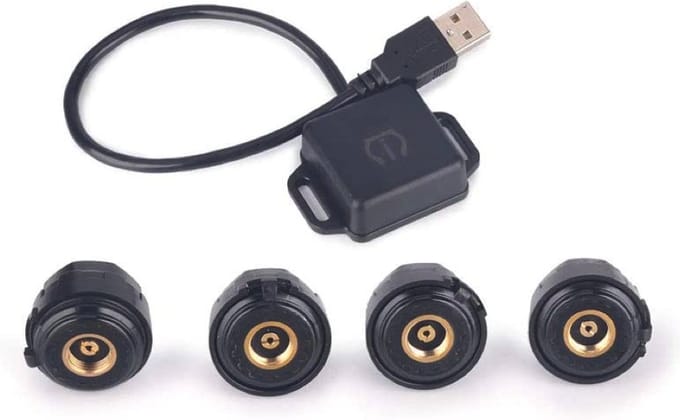 Bandenspanning sensor | 4 Sensoren | TPMS | Android autoradio