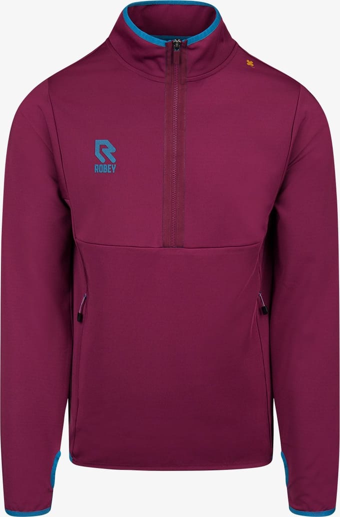 Robey Off Pitch Scuba Ziptop Heren - Bordeaux | Maat: S