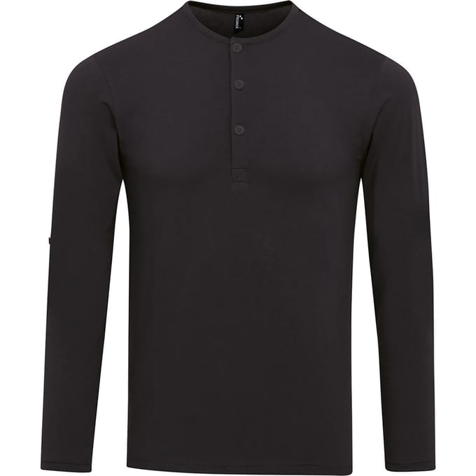 Premier Heren Long John Roll Tee (Zwart)