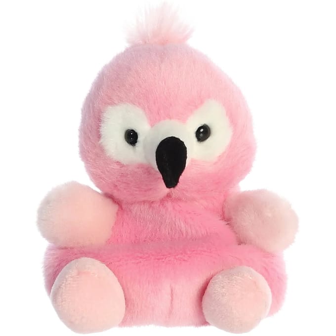 Palm Pals - Pinky Flamingo knuffel - 13 cm - Pluche