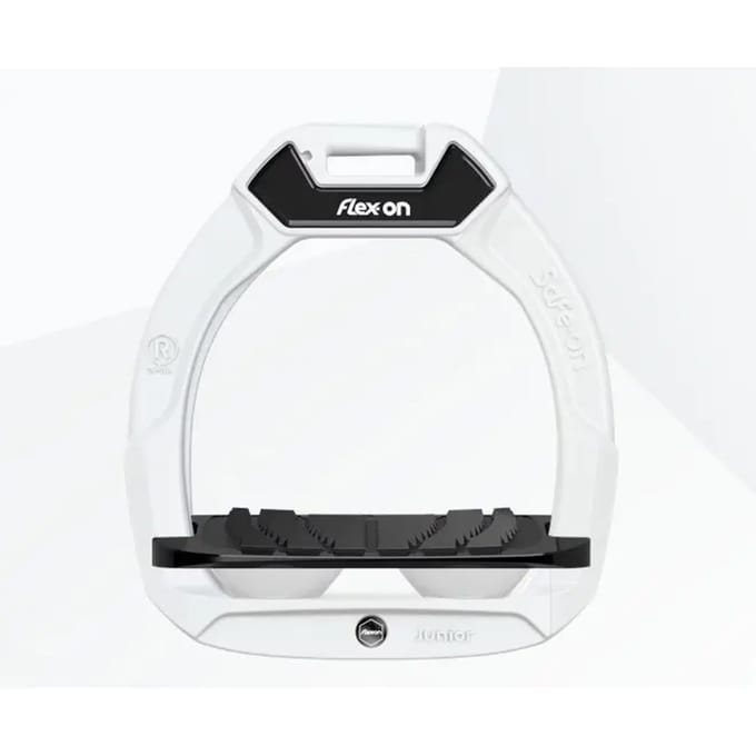 Veiligheidssportstijgers Hellend Grip Wit/Zwart/Wit Kind Flex-On Safe-On