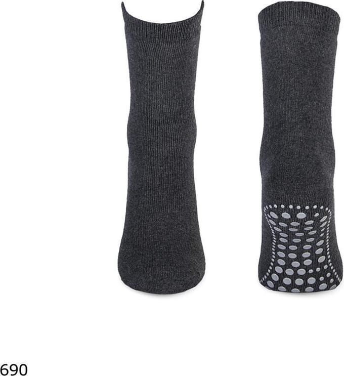 Antislip kindersokken van katoen – Antracite – 31-34