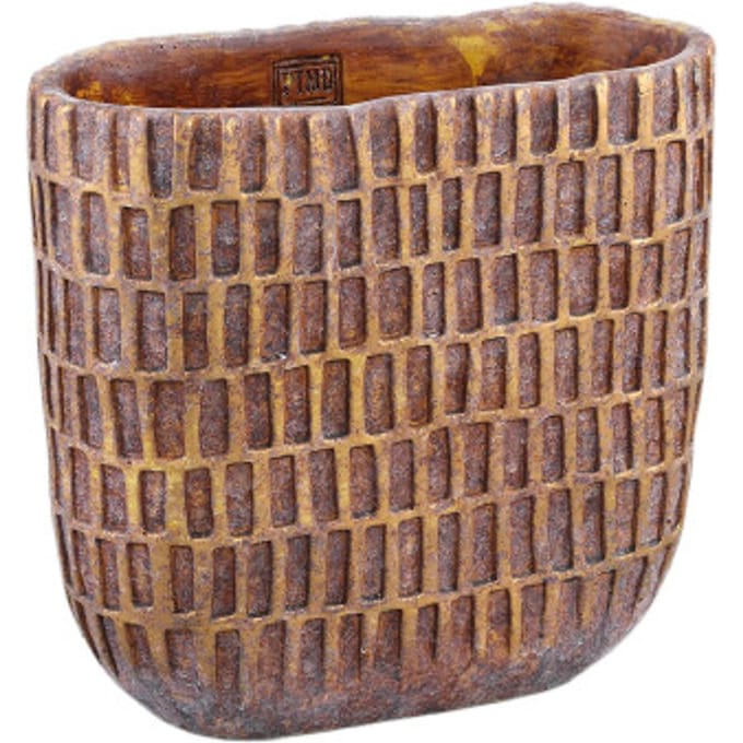 PTMD - Pot Vivienne - Bruin - 30x15x28cm