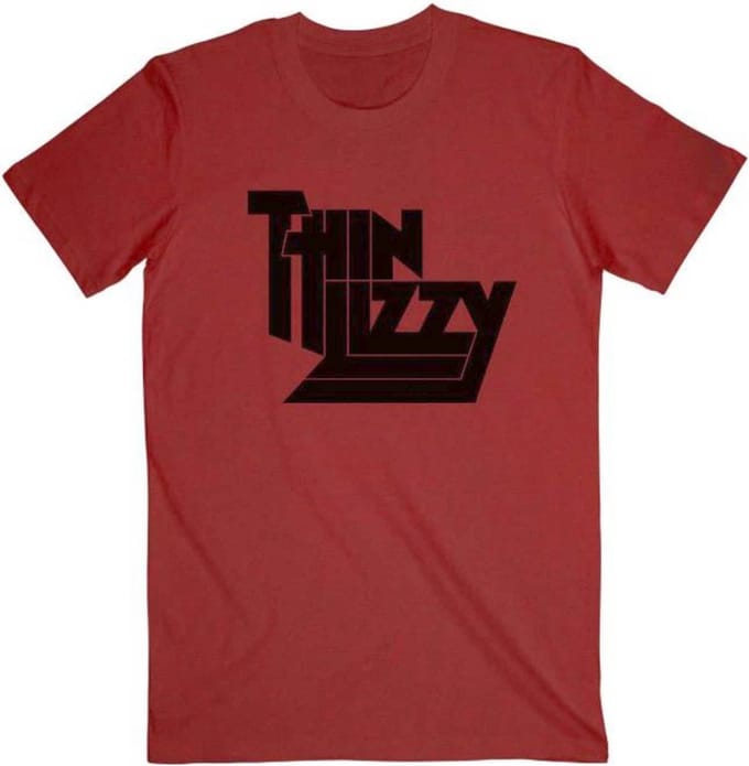 Thin Lizzy - Logo Heren T-shirt - M - Rood
