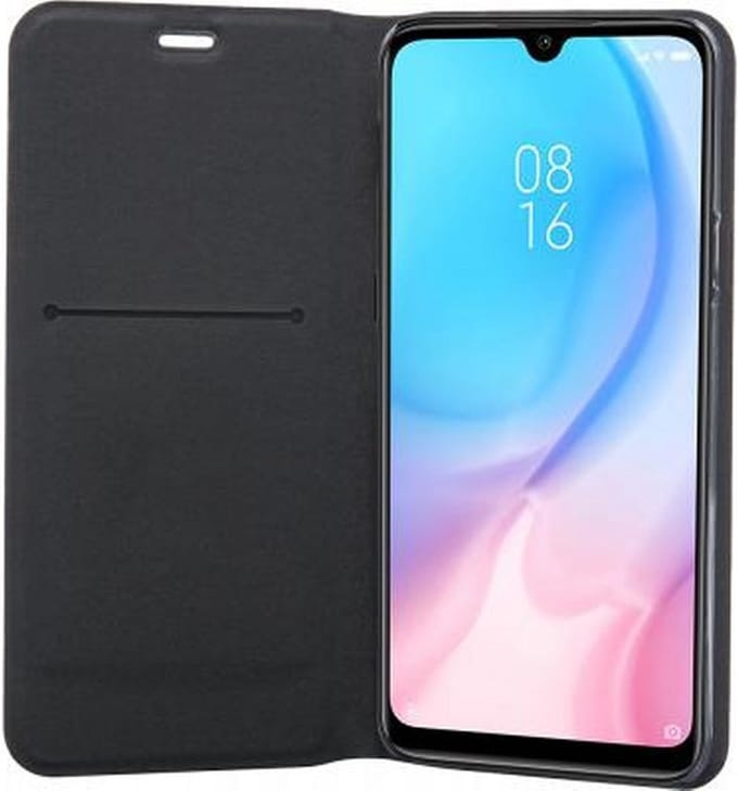 Bigben Connected, Hoesje geschikt voor Huawei Y6s - Folio, Zwart