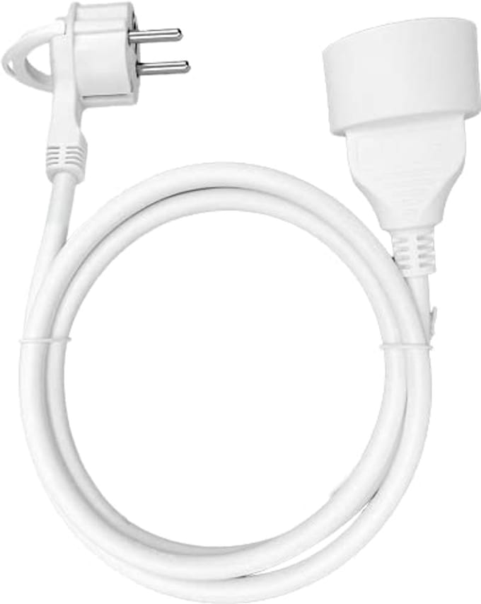 Huishoudelijk Verlengsnoer met Stopcontact - 3 meter 16A Schuko
