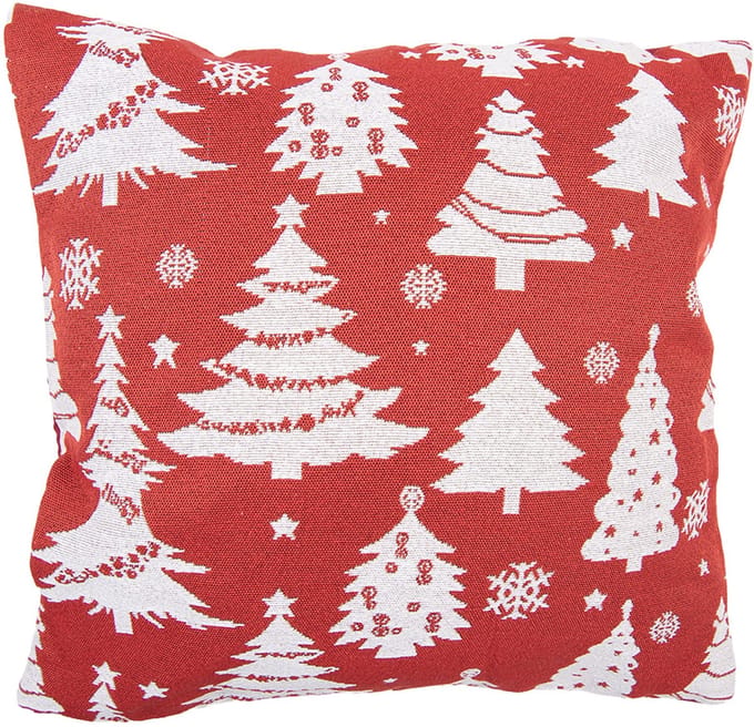 Clayre & Eef Sierkussen 44x44 cm Rood Polyester