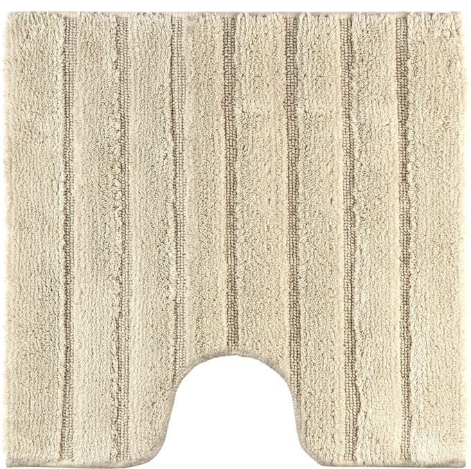 Casilin California WC-mat - 59 x 59 cm - Met uitsparing - Beige