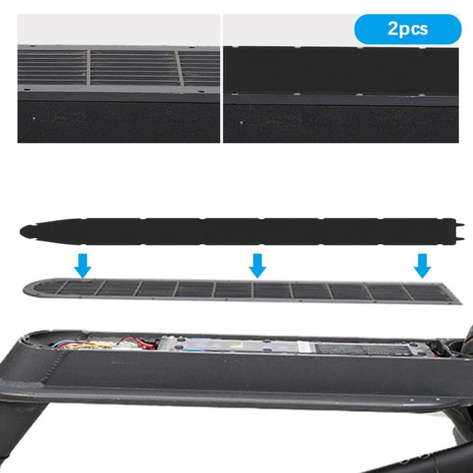 2 STUKS MAXG30 Scooter Basisplaat Waterdichte Ring Afdekking Schuim Katoen Beschermend Accessoire black