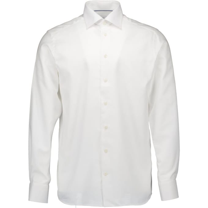 Eton  Lange Mouw Overhemden Wit 100012560