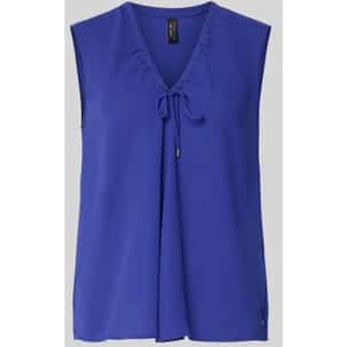 regular fit blouse met sierstrik