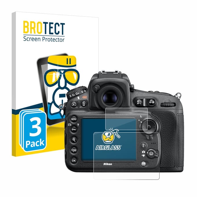 Screenprotector 3 Stuks voor Nikon D810 Beschermglas transparant