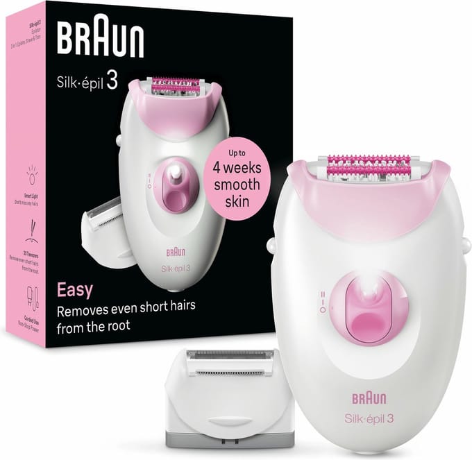 waterdichte epilator - braun - SE3-031