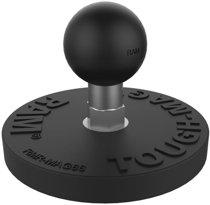 RAM Mount Tough-Mag Ronde Magneetbasis met B-Kogel - 66 mm