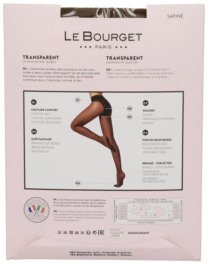 Le Bourget - zwart - pantys /collants - maat XL