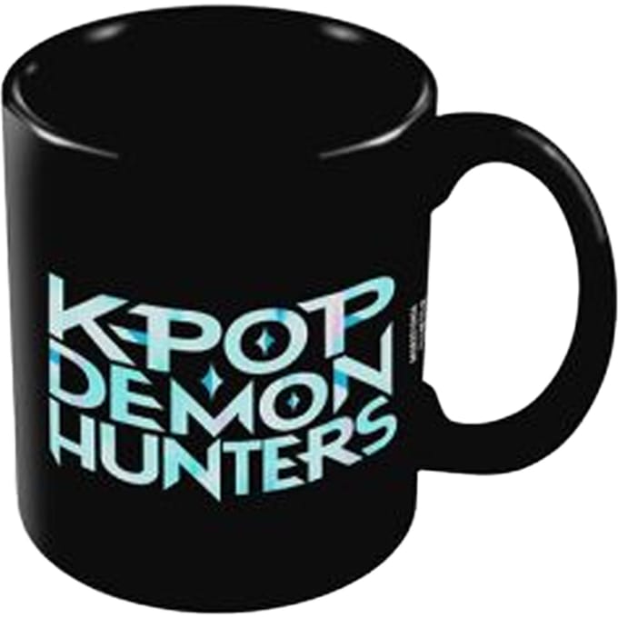 K-Pop Demon Hunters Logo Mok (Zwart)