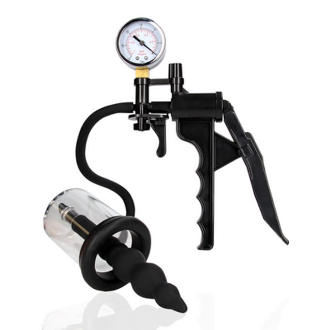 Ouch! by Shots Handmatige Rosingpomp pumps - Zwart