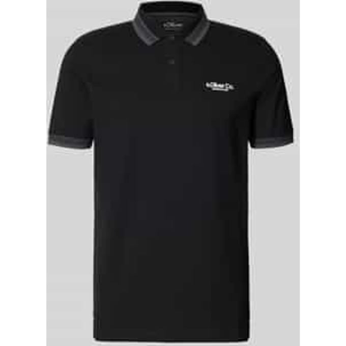s.Oliver  Poloshirts Black Taglia: M | Polo Outlet | Uomo | Nero