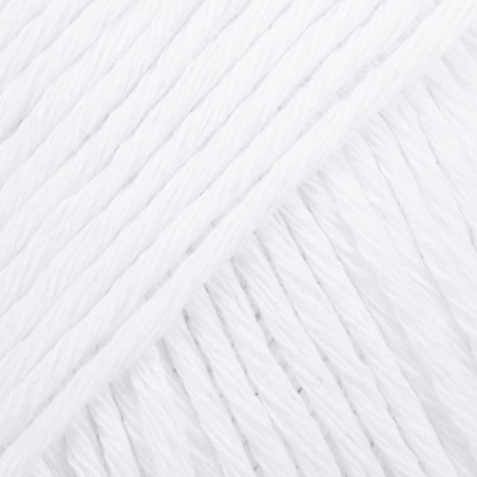 DROPS Cotton Light Uni Colour - 02 wit - Katoen/Polyester Garen