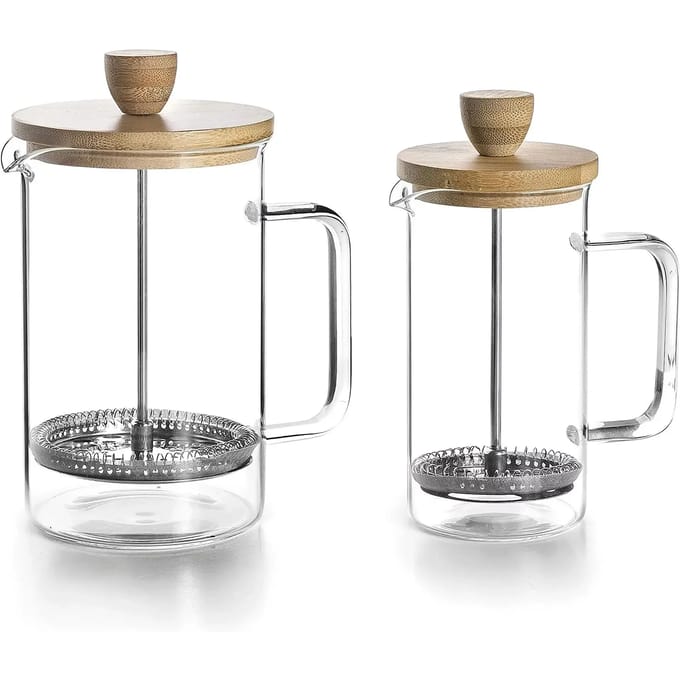 Koffiezetapparaat met houten piston Lacor 350 ml