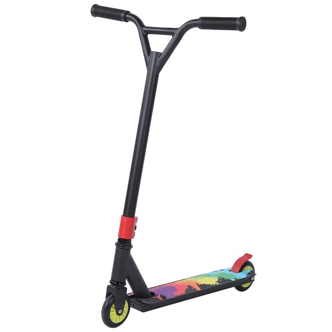 Hoge Kwaliteit Lichtgewicht Draagbare Stuntstep Volwassen Step Set Uitrusting Zwart black