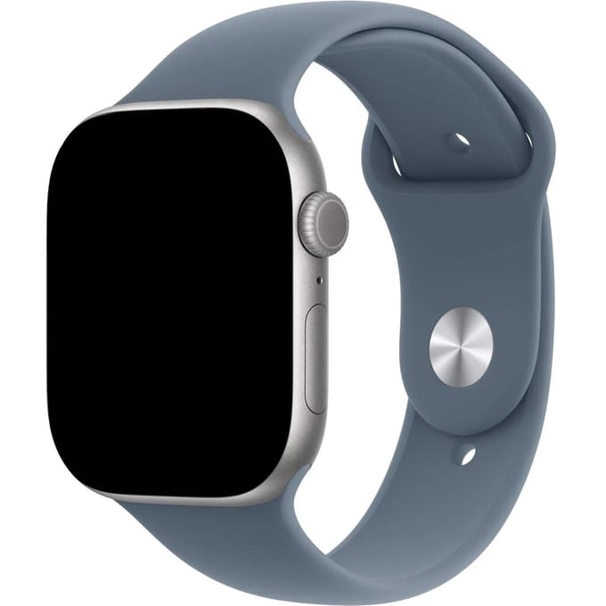 2+1 | Apple Watch Bandje Ovaro - Siliconen - Ankerblauw