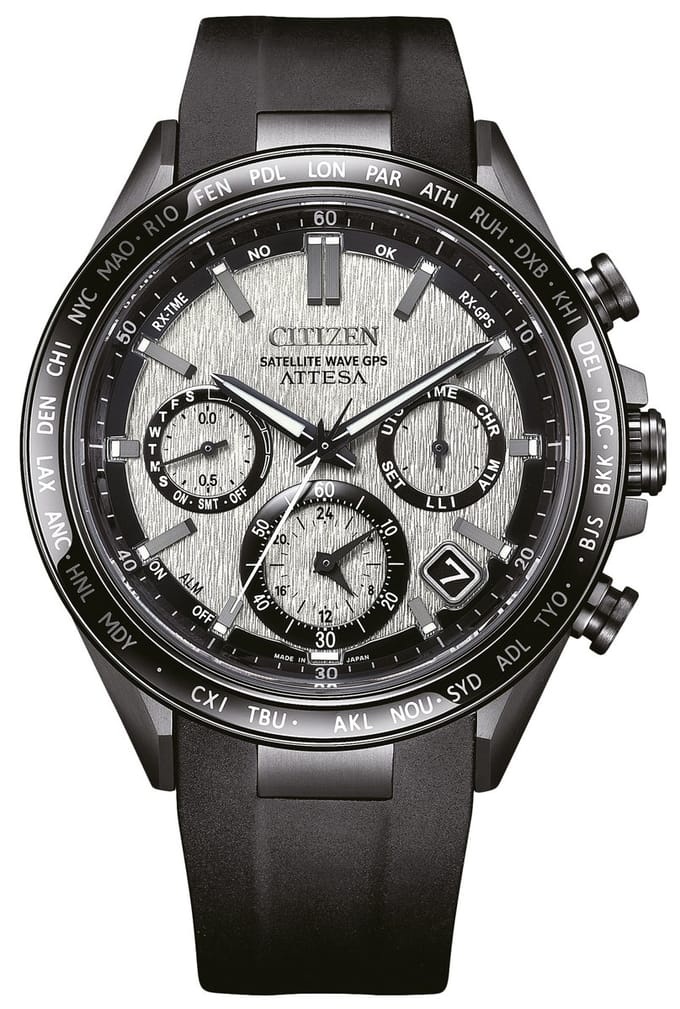 Citizen Attessa CC4055-14H Horloge - Rubber - Zwart - Ø 44 mm