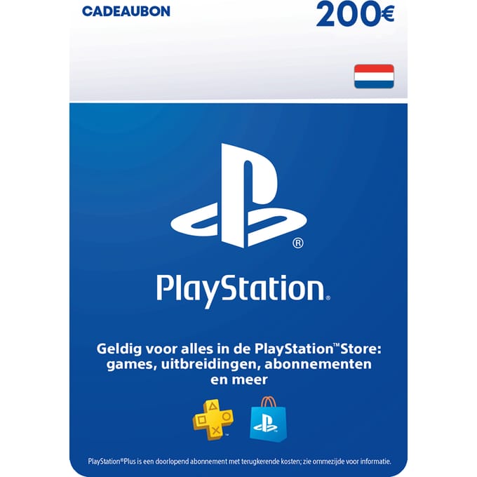 PlayStation Kaart 200 euro | PlayStation tegoed | PSN Card