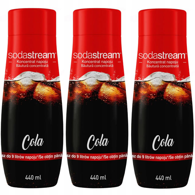 Set de concentrés 3X Cola Sodastream