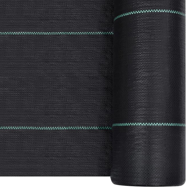 vidaXL - Worteldoek - 2x10 - m - PP - zwart